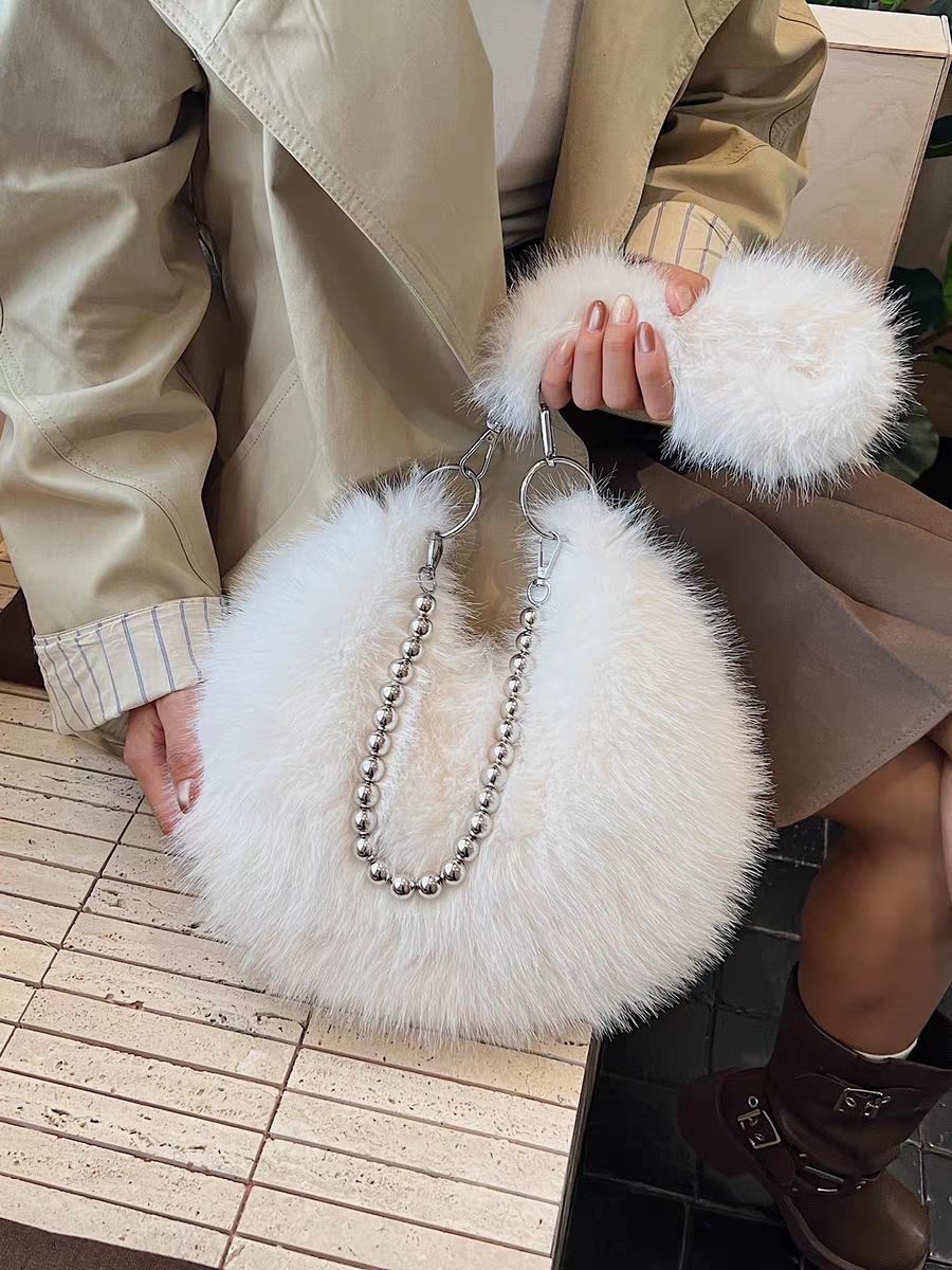 Fur Plush Shoulder Bag