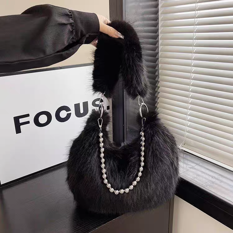 Fur Plush Shoulder Bag