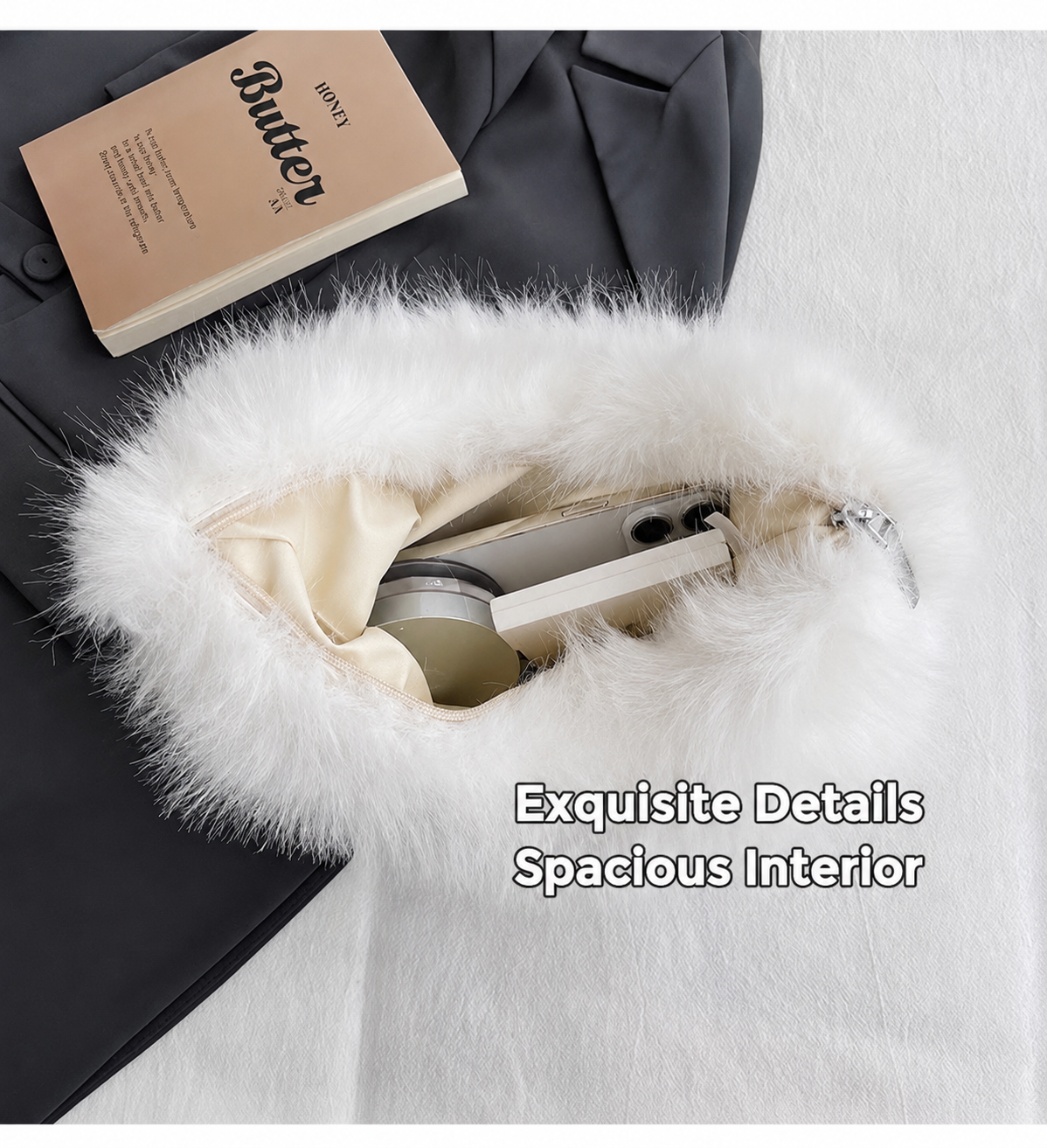 Fur Plush Shoulder Bag